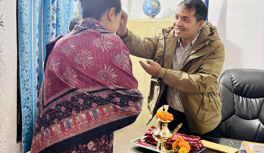 नायव सुब्बा मिस नन्दकला सर्तुङ्‌गी को बिदाई कार्यक्रम