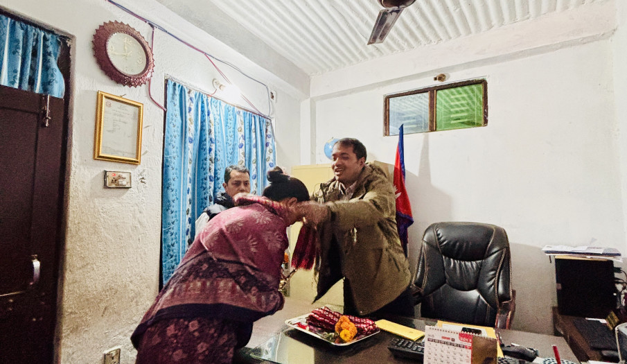 नायव सुब्बा मिस नन्दकला सर्तुङ्‌गी को बिदाई कार्यक्रम